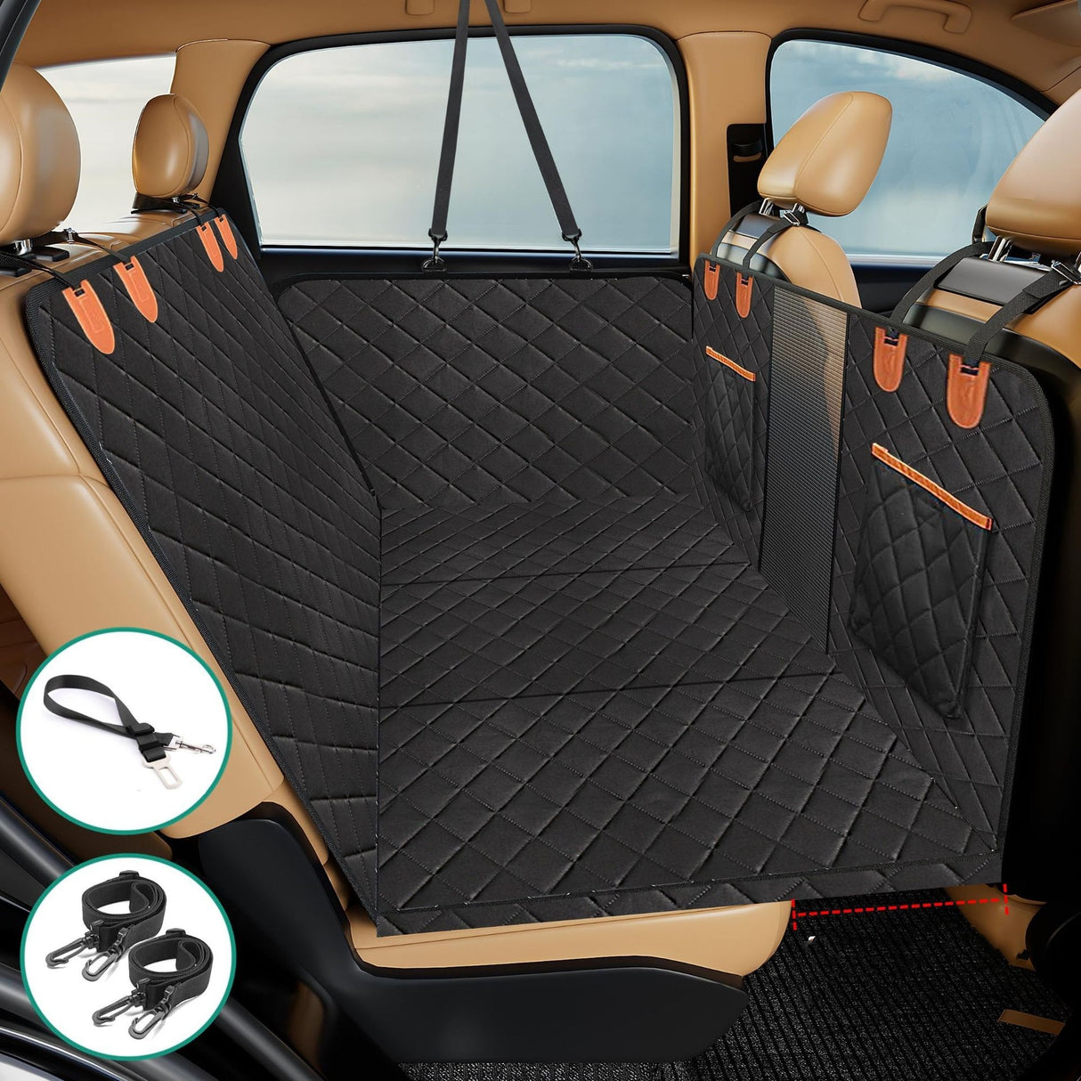 Almohadilla para asiento de coche para mascotas