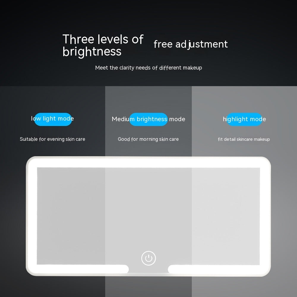 Espelho de maquiagem automotiva