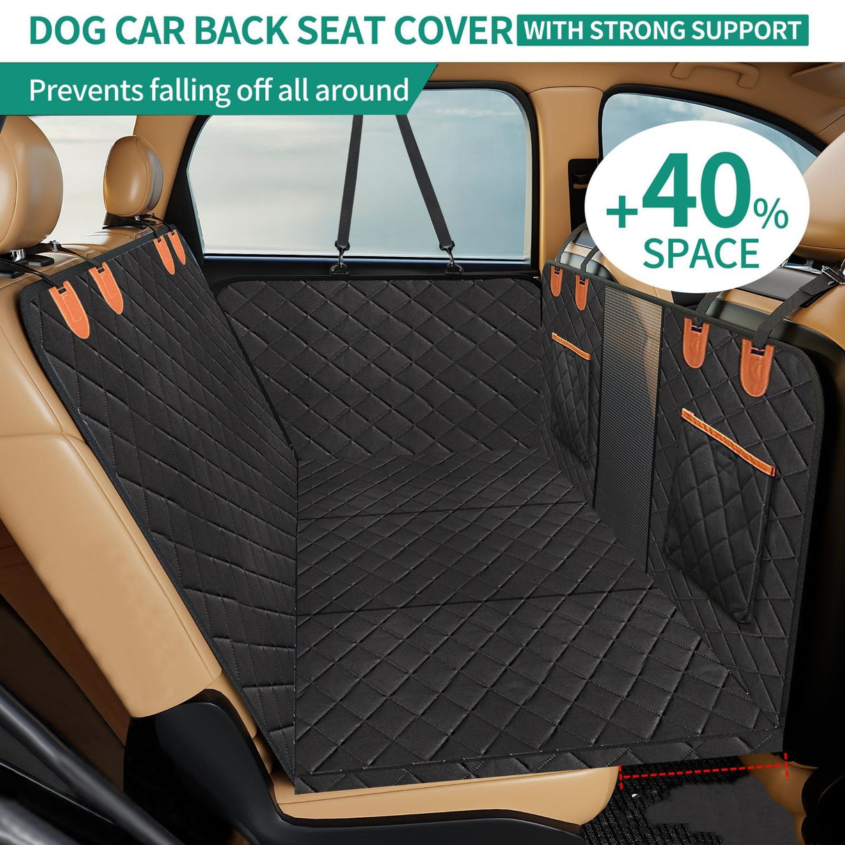 Almohadilla para asiento de coche para mascotas