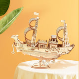 Wooden Ship Puzzle