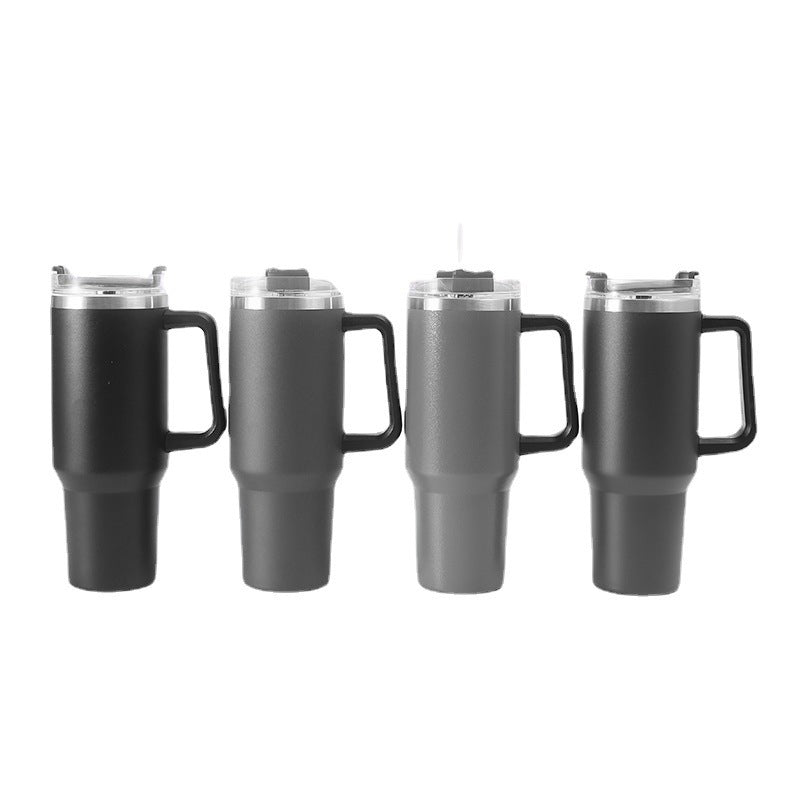 Stainless Steel Cup with Straw