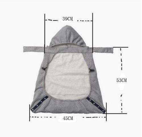 Mochila de bebê à prova de vento
