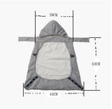 Mochila de bebê à prova de vento