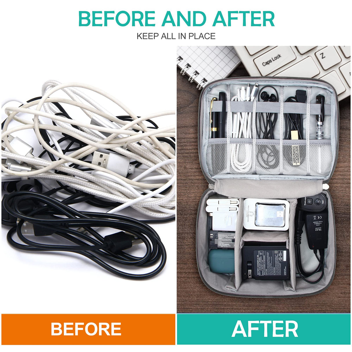 Electronics Travel Organizer