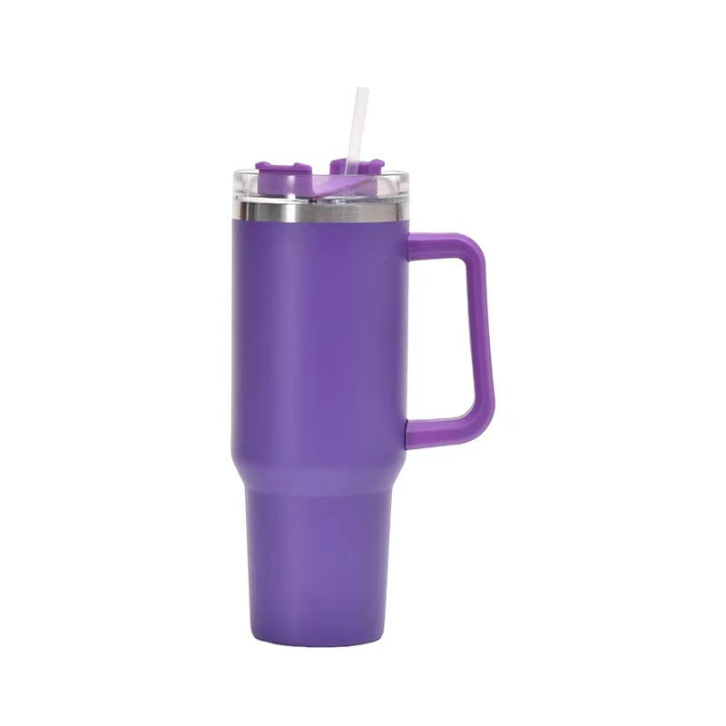 Stainless Steel Cup with Straw