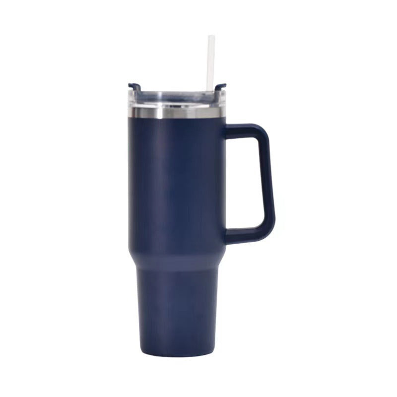 Stainless Steel Cup with Straw