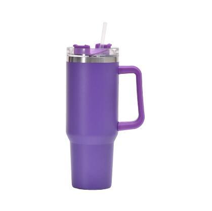 Stainless Steel Cup with Straw